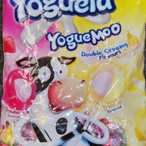 Yogueta Banana & Strawberry flavoured lollipops