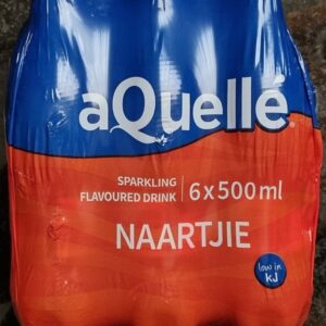 Aquelle Naartjie flavoured sparkling water 500ml